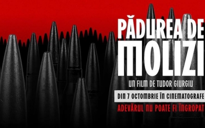 Adevărul nu poate fi îngropat. Regizorul Tudor Giurgiu și actorii Coca Bloos și Mircea Andreescu vin la Sibiu pentru premiera filmului Pădurea de molizi