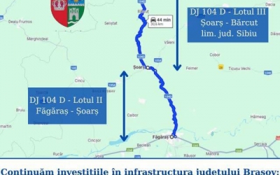 Braşov: Modernizarea drumului judeţean de legătură cu Sibiu, finanţată din bugetul CJ, după ce  Programul „Anghel Saligny