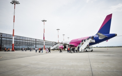 Wizz Air suspendă mai devreme la ruta Sibiu-Viena, începând cu 24 octombrie. Pasagerii pot călători cu Austrian Airlines