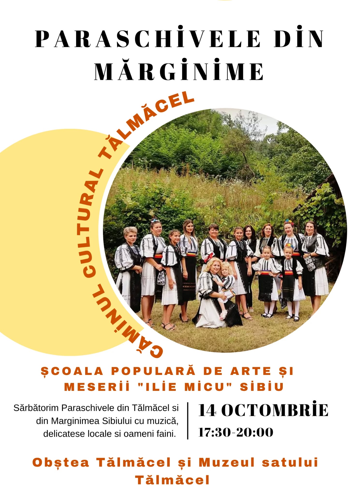 Paraschivele din Mărginime își dau întâlnire marți, de ziua lor, la Căminul Cultural din Tălmăcel