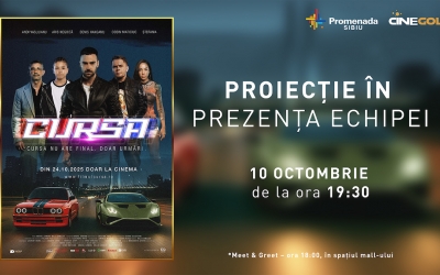 Actorii din „CURSA” vin în orașul tău