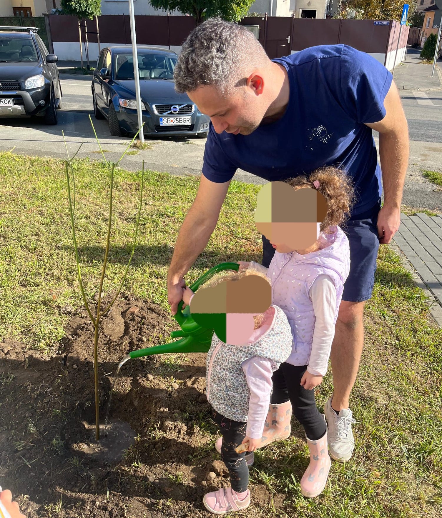 Sibienii din Balanța Residence dau viață cartierului: 40 de plante și copaci plantați de comunitate