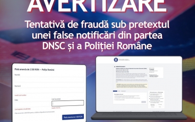 Fraudă pe internet: Escrocii cer „amenzi” false de 2.500 de lei în numele Poliției Române pentru accesarea unor site-uri „ilegale”