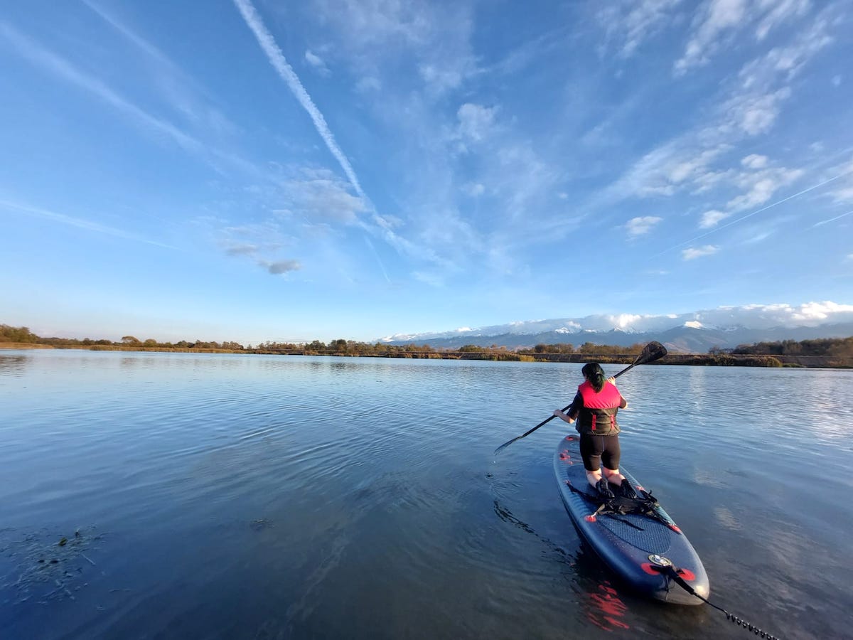 FOTO / VIDEO Am fost cu SUP-ul pe Olt. Un test de curaj, nu de echilibru