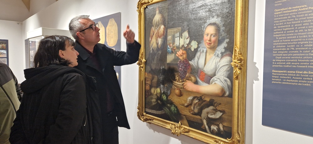 Scenă biblică descoperită într-un tablou vechi de sute de ani, la Muzeul Brukenthal. Lucrarea poate fi văzută în aceste zile