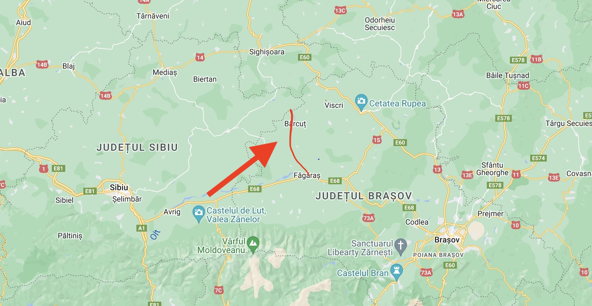 Încep lucrările la drumul dintre Brașov și Sibiu, investiție de 58 de milioane de lei. „Valorificarea potenţialului turistic”