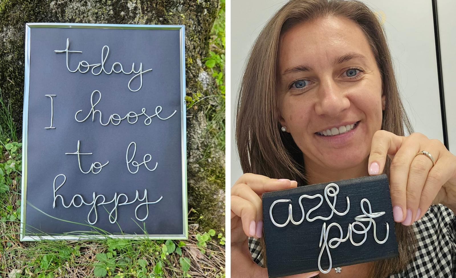 Sârmă, imaginație și investiție de 500 de euro: O sibiancă, ingineră de calitate, și-a deschis afacere cu produse din sârmă modelatoare. „Un univers unde ideile prind formă și devin artă”