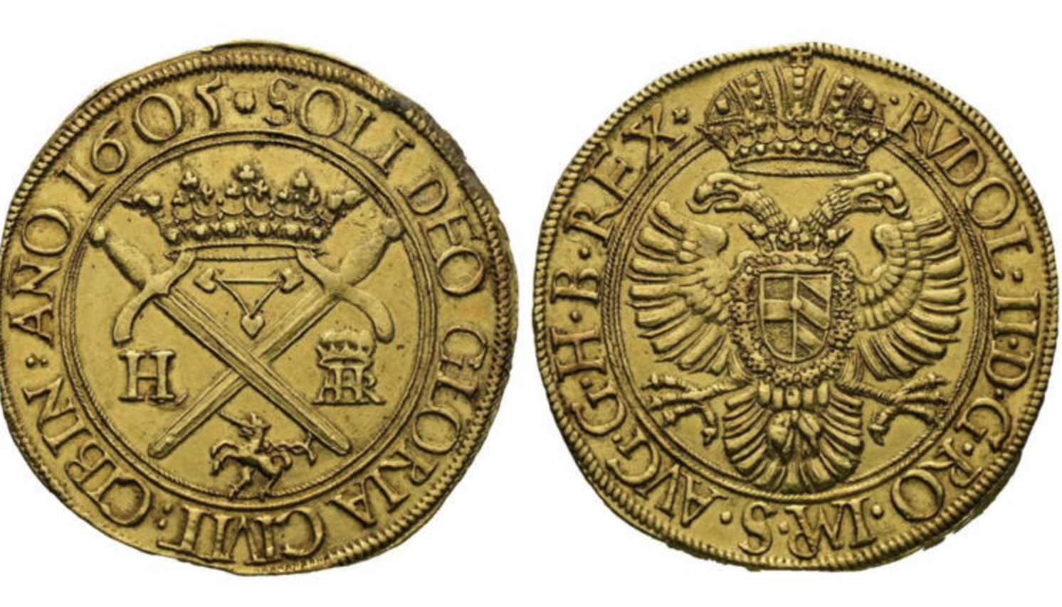 Monedă bătută la Sibiu, vândută în Elveția cu peste 500 de mii de euro. O astfel de monedă nu a mai fost scoasă la licitație în ultimii 80 de ani. Istoria ei