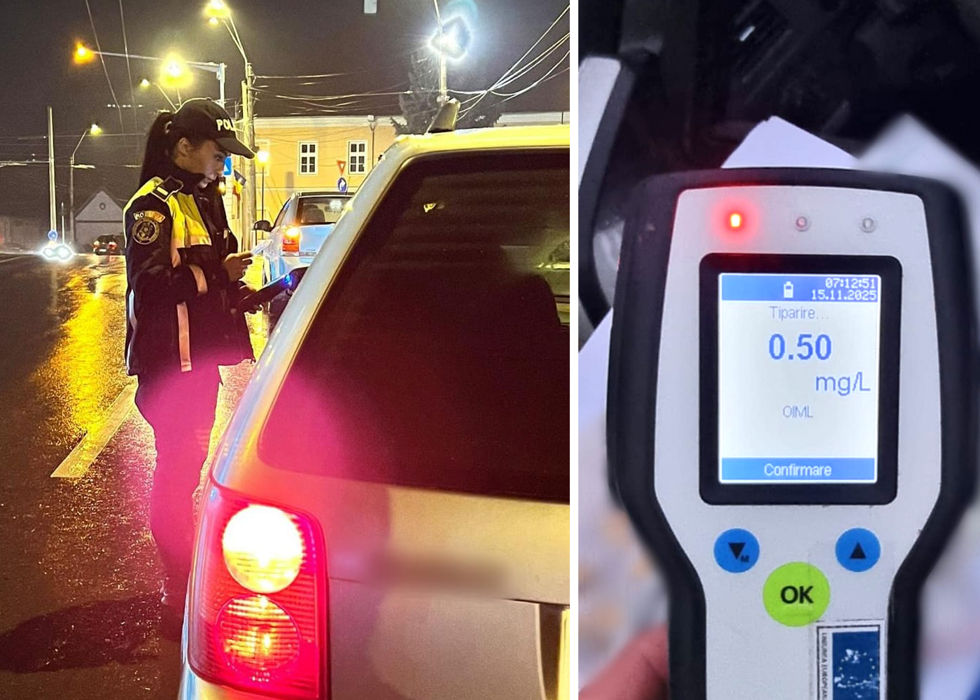 Acțiuni rutiere de amploare în județul Sibiu: peste 400 de vehicule verificate și 35 de permise reținute