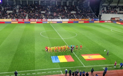 ACTUALIZARE România U21 – Spania U21 scor 0 la 1, la pauză