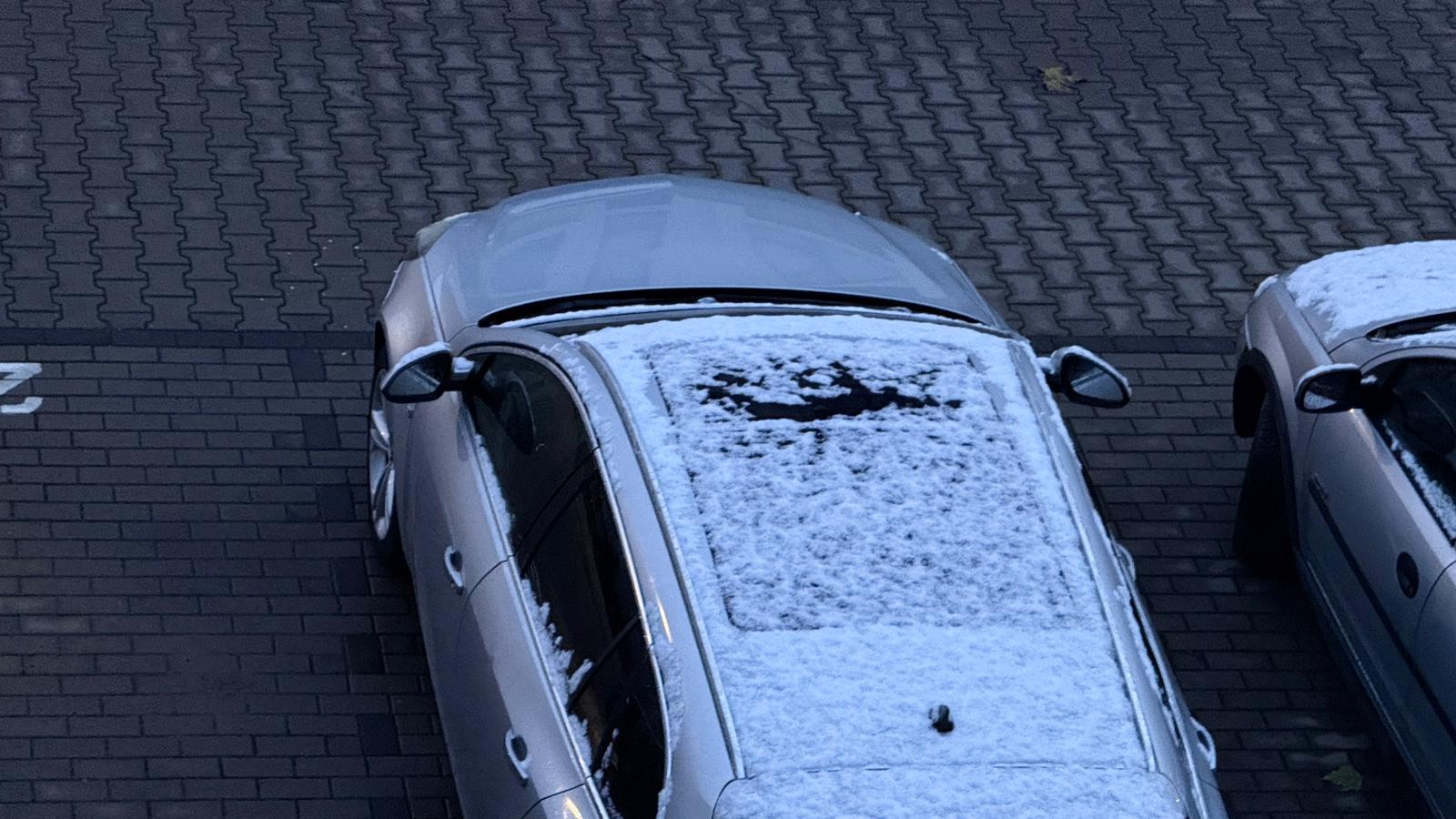 Primul ”strop” de zăpadă în Sibiu. Astăzi va ploua