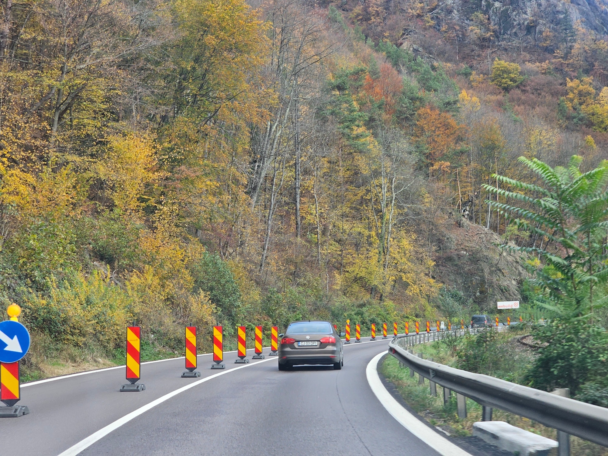 Încă un blocaj pe Valea Oltului: Până în 19 decembrie se lucrează la viaductul de la Cârligul Mic