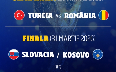 Turcia - România, în semifinalele barajului pentru Cupa Mondială 2026