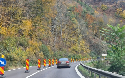 Încă un blocaj pe Valea Oltului: Până în 19 decembrie se lucrează la viaductul de la Cârligul Mic