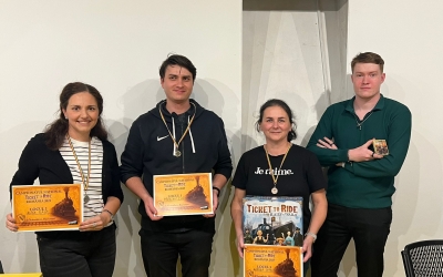 Andrea Istrate a obținut locul trei pentru Sibiu la Campionatul Național „Ticket to Ride Europa”. „Dacă reușesc sa ajung și la anuL, mă pregătesc și îi fac praf”