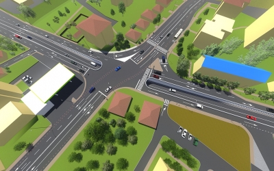 Cum arată pasajul subteran de la Milea-Rahovei în studiile din 2013, pe care Primăria vrea să le actualizeze. Investiția propunea o construcție care să reziste 100 de ani