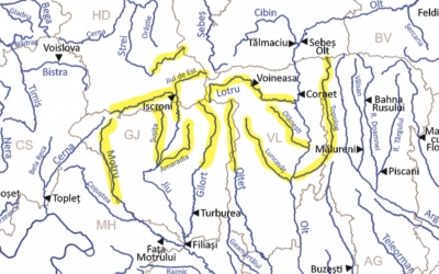 Cod galben de inundații în Sibiu și alte cinci județe. Sunt anunțate viituri rapide pe râurile mici  