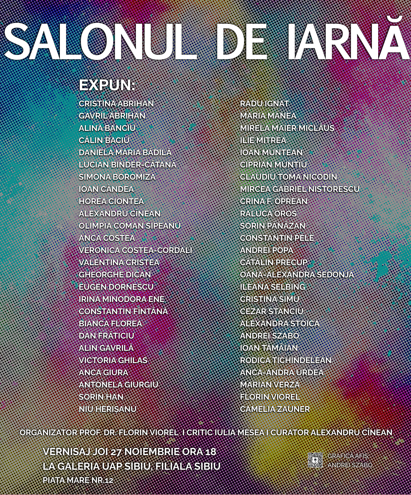 Salonul de Iarnă al artiștilor sibieni se deschide la Galeria UAP din Piața Mare