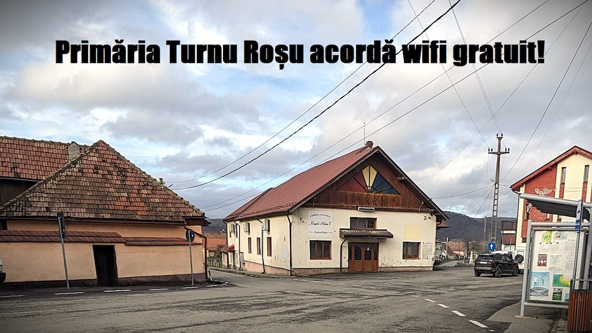 Wi-fi gratuit în Turnu Roșu și Sebeșu de Jos