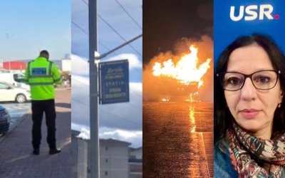 Știrile zilei: Poliția Locală a dat amenzi de 10.000 de lei la mall, Tursib anunță schimbări majore în transportul local și metropolitan, mașină în flăcări pe A1 și Sibiul are un nou subprefect