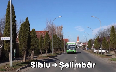 Primăria Șelimbăr anunță traseele transportului metropolitan: de la Bungard, pe strada Ștefan cel Mare, de la Veștem, la Piața Rahovei și din Șelimbăr până la Kaufland Arhitecților ori Cisnădie și Sadu