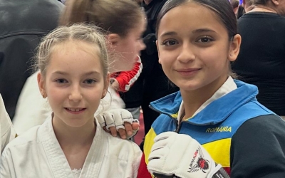 Două sibience în elita mondială la karate. „Fetele au muncit enorm pentru acest moment”