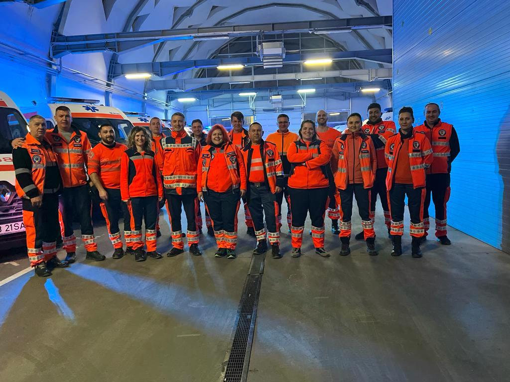Serviciul de Ambulanță Județean Sibiu, premiat pentru excelență în îngrijirea pacienților cu accident vascular cerebral: „Am învățat să recunoaștem un AVC și să acționăm rapid”