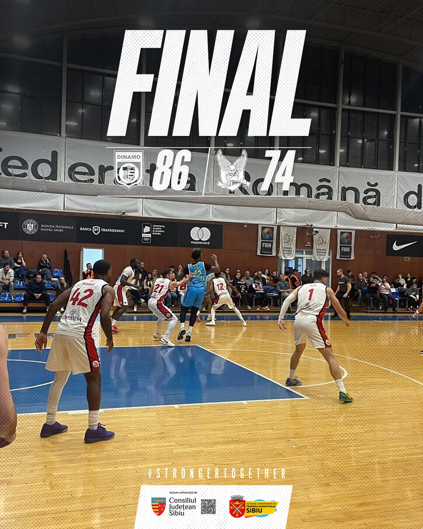 CSU Sibiu pierde la București în fața lui Dinamo, una dintre favoritele sezonului