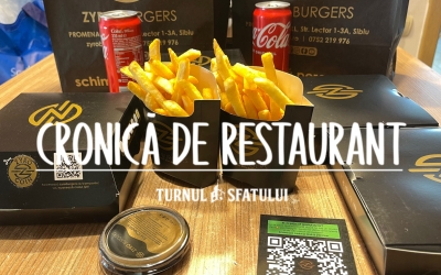 Roata norocului cu burgeri deghizați și deserturi în pâine, la Zyro