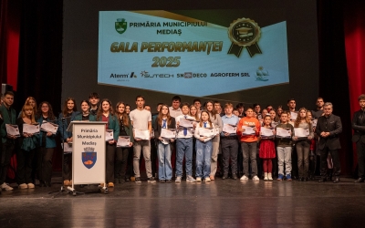 Elevii medieșeni au fost premiați la „Gala Performanței”