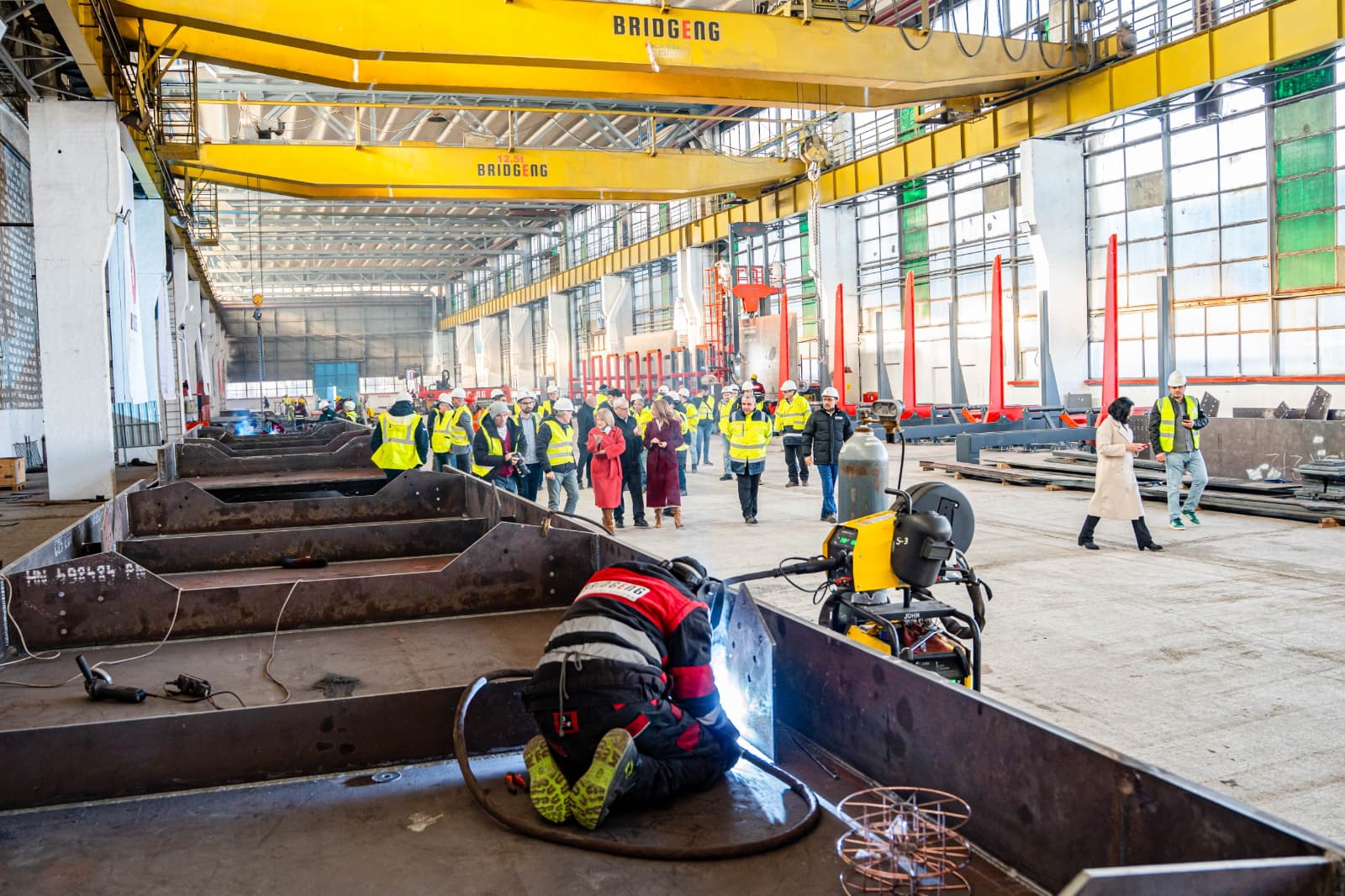 Investitie de 15 milioane de euro pentru fabrica de confecții metalice și prefabricate din beton,  deschisă la Sibiu de constructorul turc al secțiunii 2 din Autostrada Sibiu-Pitești