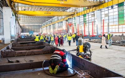 Investitie de 15 milioane de euro pentru fabrica de confecții metalice și prefabricate din beton,  deschisă la Sibiu de constructorul turc al secțiunii 2 din Autostrada Sibiu-Pitești