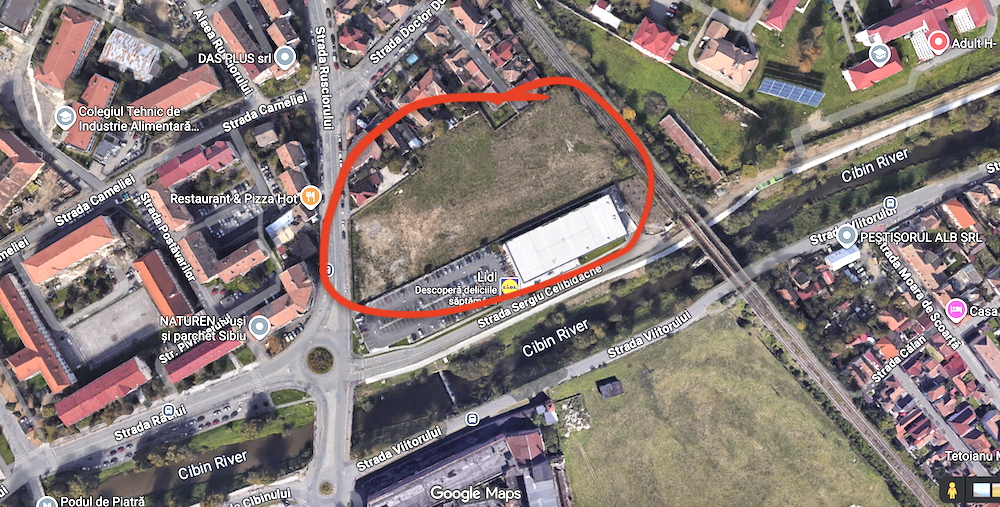 Blocuri de șase etaje lângă Lidl-ul de pe strada Rusciorului. Primăria cere părerea sibienilor pentru modificarea unor indicatori urbanistici