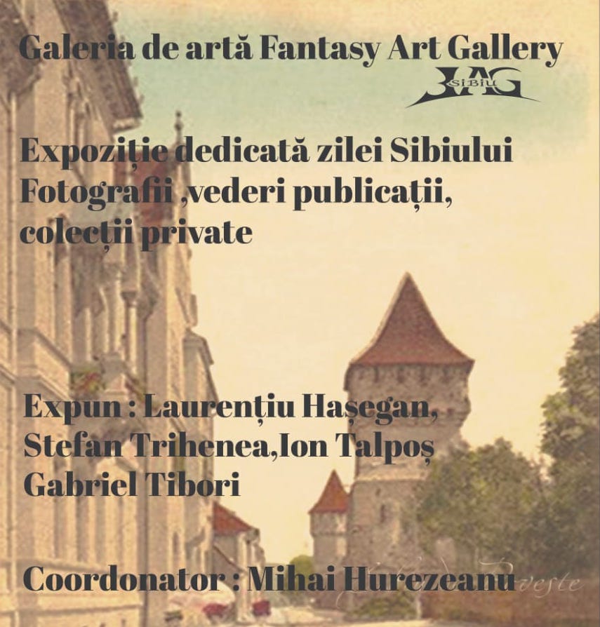 Expoziție dedicată evoluției Sibiului, chiar de ziua lui. Anul acesta se împlinesc 834 de ani de la atestarea documentară