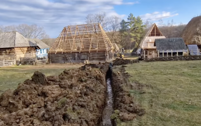 Lucrări de drenare a apei în Muzeul Astra. Șase obiective, într-un amplu proces de restaurare