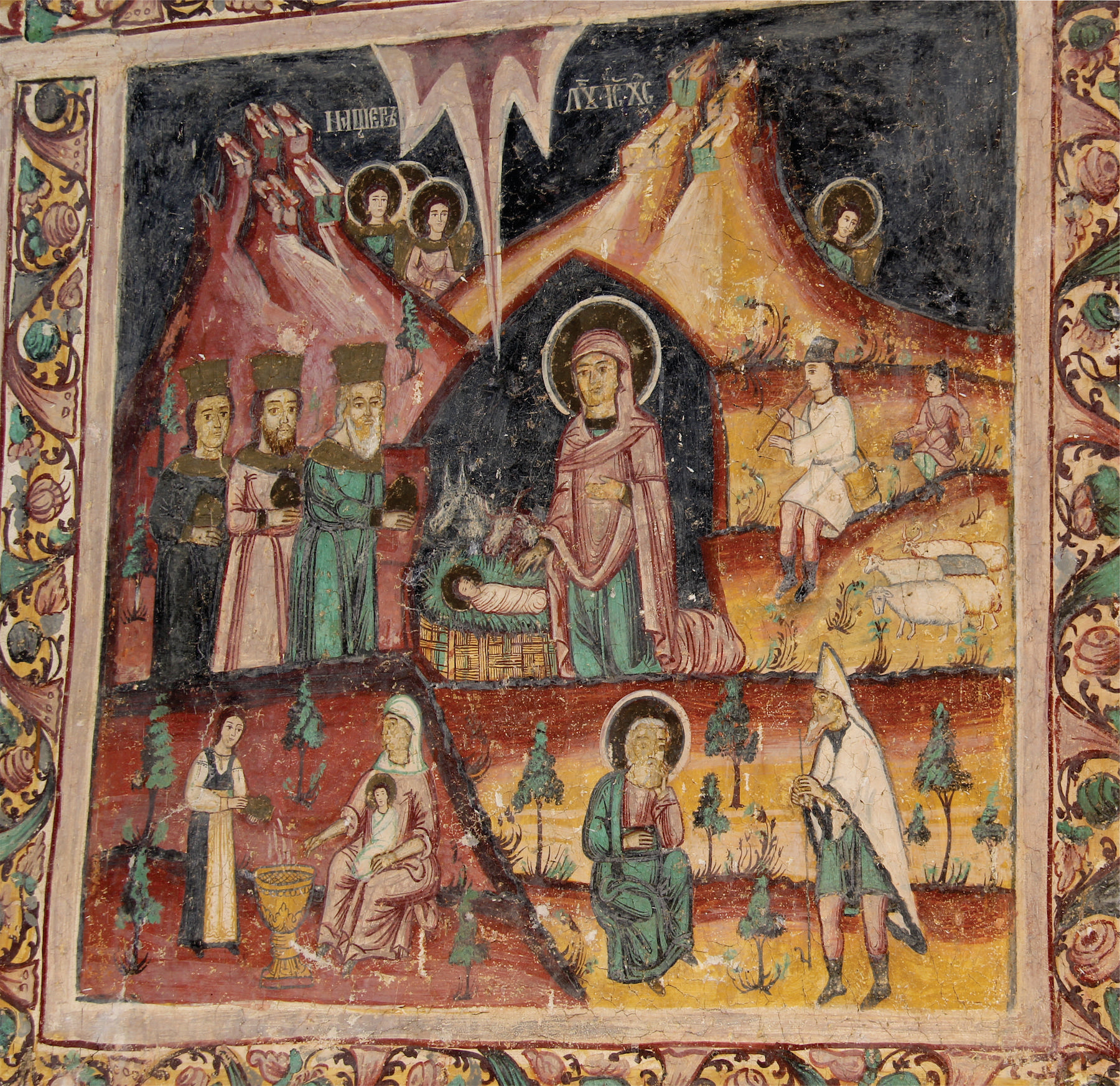 Cele mai vechi picturi cu scena Nașterii Domnului în bisericile din județul Sibiu