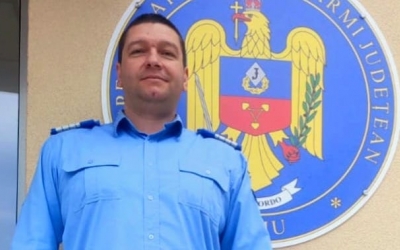 Plutonierul Flavius Rusu este jandarmul care i-a prins pe fugarii vinovați de producerea accidentului dinspre Daia, din seara Crăciun
