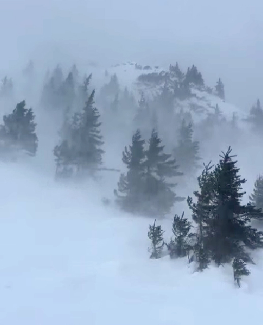 Cod roșu de vreme rea la munte: ninsori însoțite de vânt foarte puternic