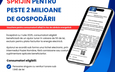 Primăria Sibiu reamintește că tichetul de energie se poate solicita în continuare, până în luna martie 2026