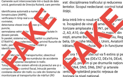 Ministerul Afacerilor Interne: Informațiile care anunță un sistem extins de supraveghere a cetățenilor în trafic și în zonele publice sunt false