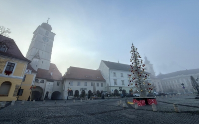 Cald pentru început de decembrie: 11 grade Celsius, maxima de joi în municipiul Sibiu