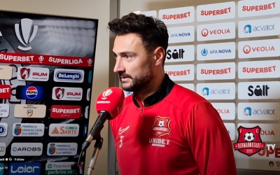 FC Hermannstadt a pierdut cu 3 la 0 în fața Universității Cluj. Stoica: „Sper să scoatem maxim din ce putem, că la cum arătăm, nu știu cât putem, sincer”