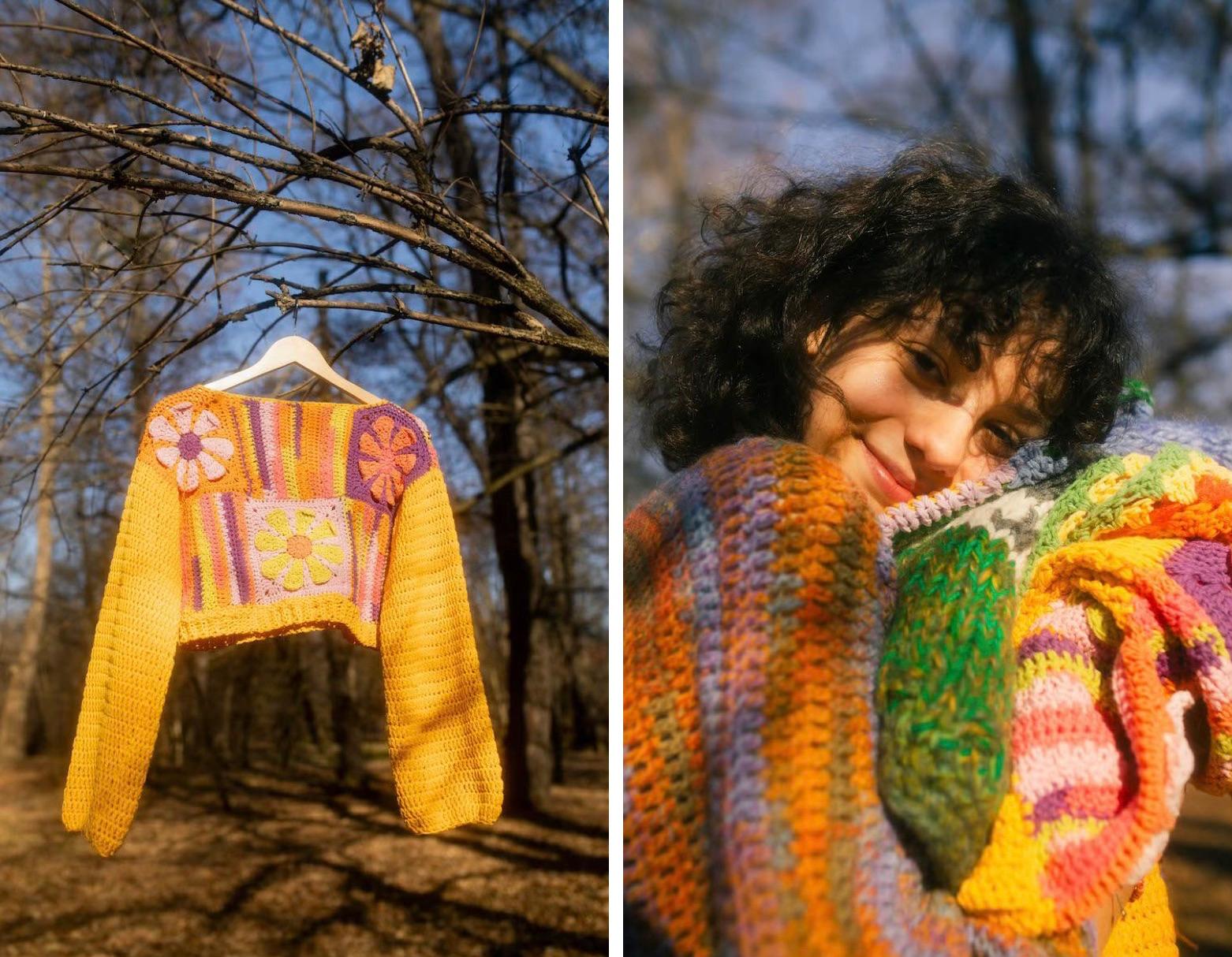 „Pe deal, pe văi”. La 23 de ani, studenta Daria Păvălucă din Sibiu îmbină croșetatul cu voluntariatul: Mereu am fost pasionată de lucrurile creative