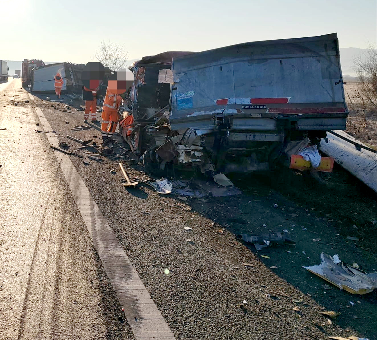 Starea răniților din accidentul de pe autostradă: bărbatul de 48 de ani și-a recăpătat cunoștința și este stabil, ceilalți 3 au răni ușoare