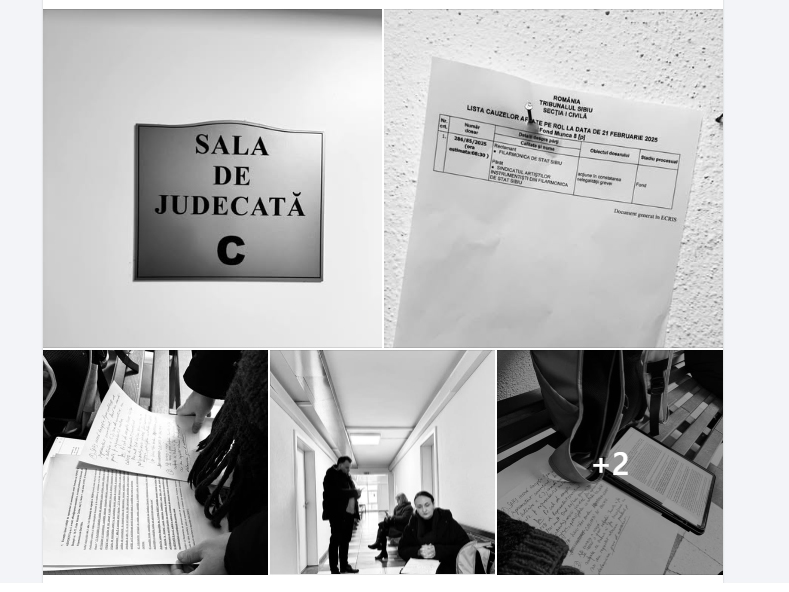 Cu câteva minute înaintea începerii concertului pentru copii, Tribunalul Sibiu a anulat noua grevă de la Filarmonică. Sindicaliștii, pe Facebook: „Cu ce am greșit?”