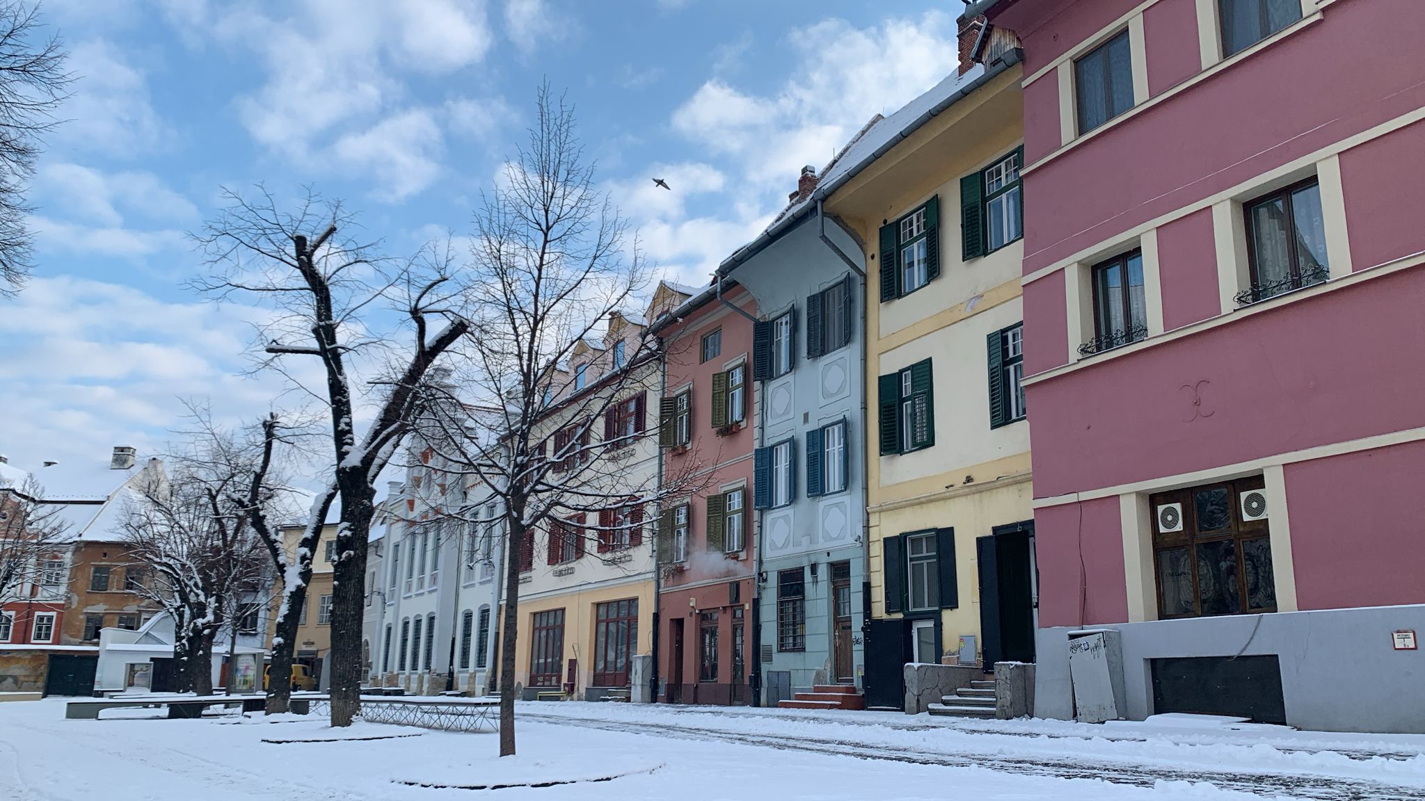 Sibiul negativ. Între -1 și -13 grade în municipiul Sibiu, vineri