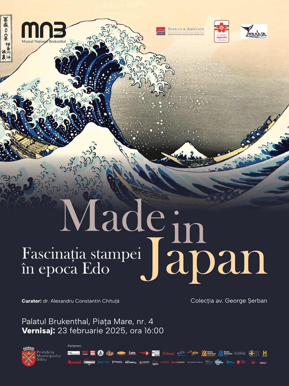 Stampe din epoca Edo: Expoziția „Made in Japan” are vernisajul în acest weekend la Sibiu