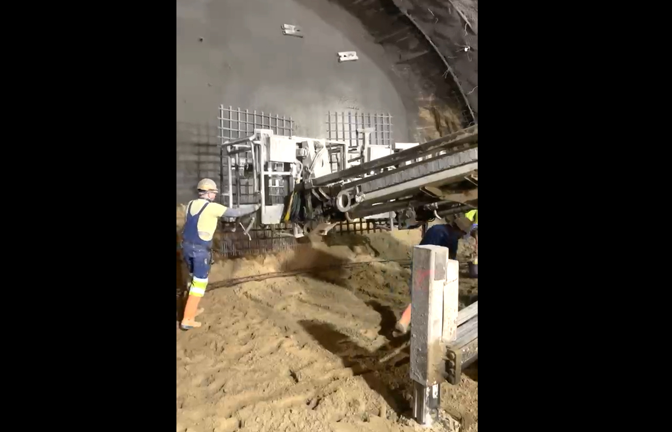 PORR face luni străpungerea primei galerii a tunelului de pe lotul Tigveni – Curtea de Argeș