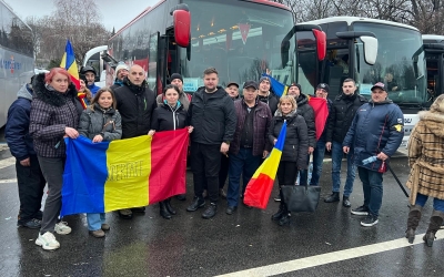 Suciu: Peste 300 de sibieni, la mitingul AUR de la București. Georgescu: Ciocoii vechi și noi vor să îmi blocheze din nou candidatura