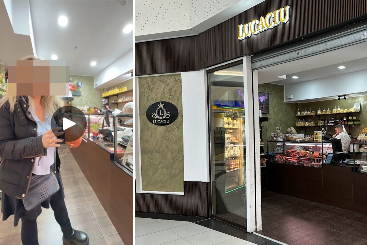 Băcănia Lucaciu depune plângere pentru defăimare după un videoclip critic postat de o clientă: „Salamul mirosea și era lipicios”